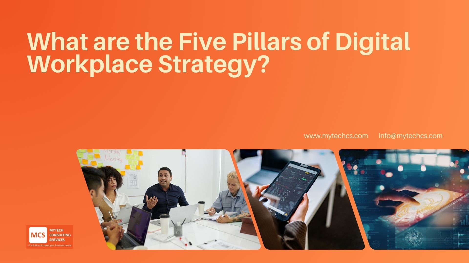 What are the Five Pillars of Digital Workplace Strategy?