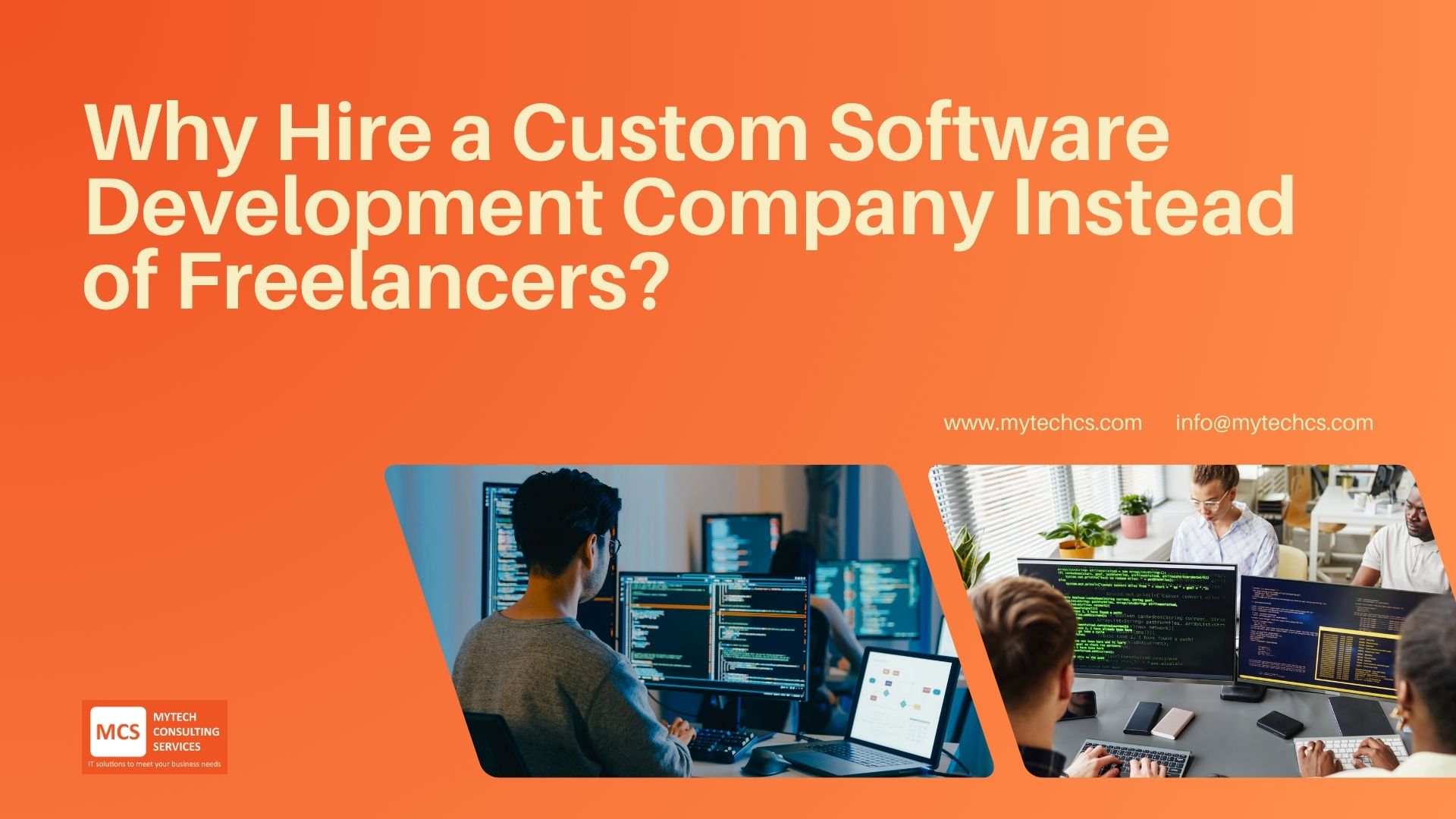 Why Hire a Custom Software Development Company Instead of Freelancers?